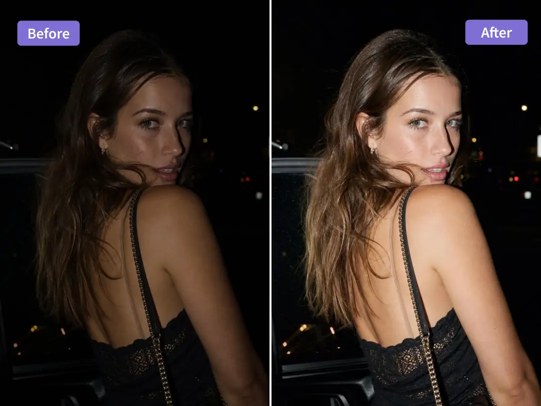 Choose a studio or flash-inspired portrait lighting look