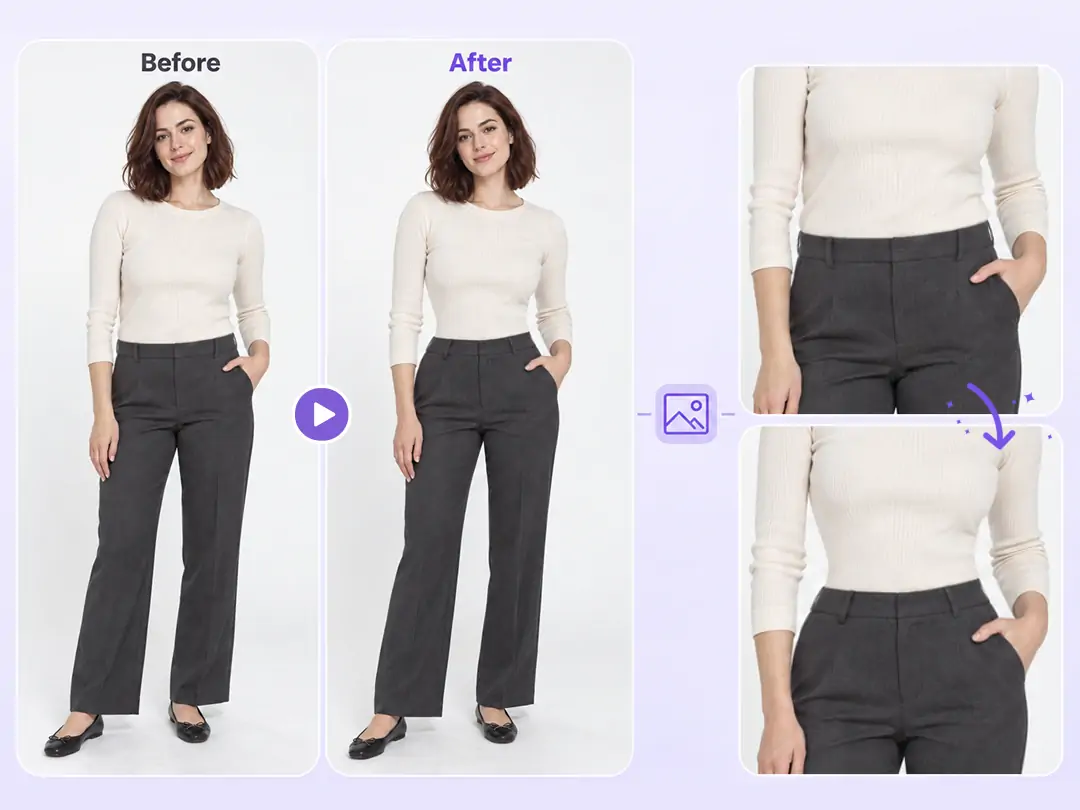 Edit proportions in portraits and profile photos