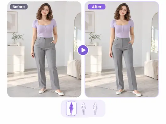Apply a body preset to your video look